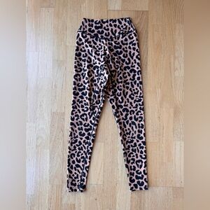 Balance Athletics Leopard Print High-Waist Leggings - Tan & Black